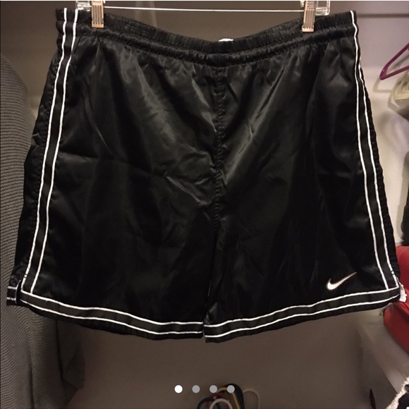 shiny nike shorts